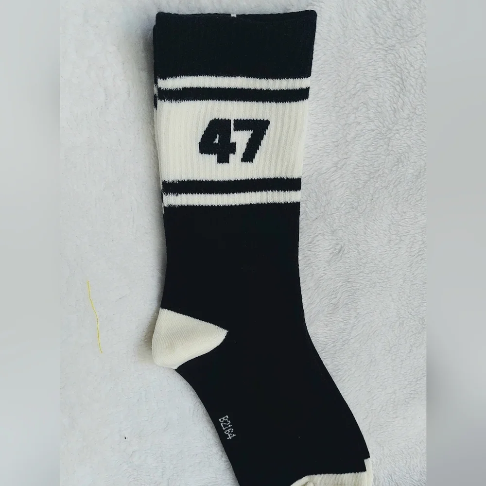 Black and White Casual Socks Women size 7-9